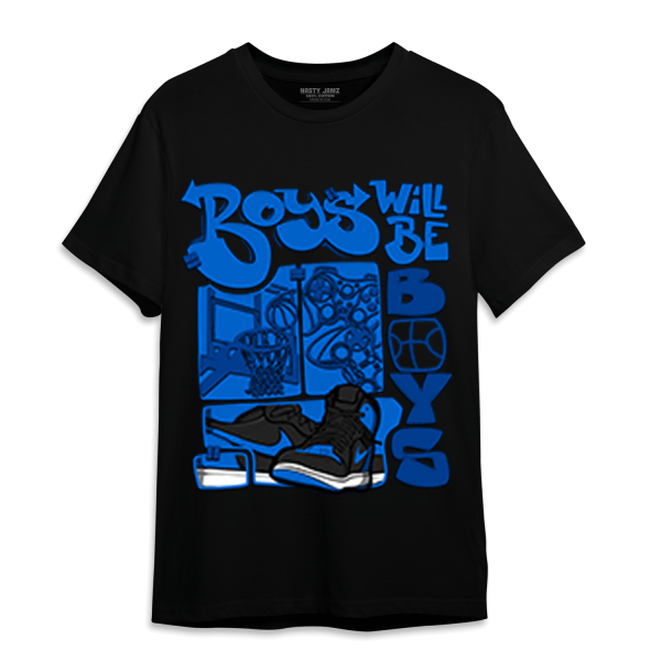 Royal Reimagined 1s T Shirt Match Boys Will Be Boys Jezsport.com