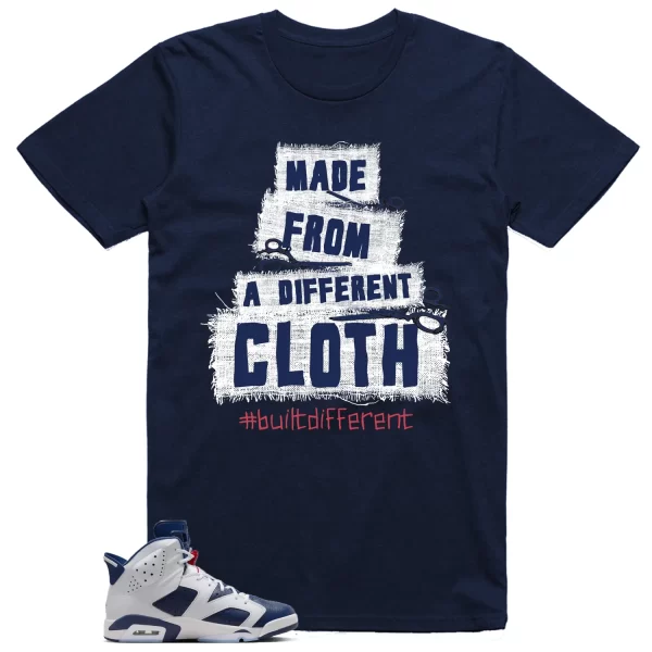 Built Different Shirt to Match Jordan 6 Olympic Jezsport.com