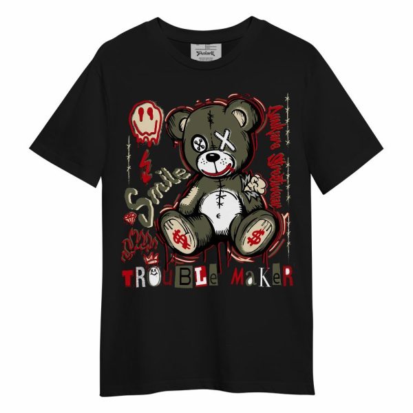 Low OG Medium Olive 1s Shirt, Bear Rebel Unisex Shirt Matching Jordan Shirt Jezsport.com