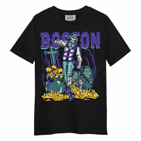 Low Hornets 1s Shirt - Goldrush Skeleton Unisex Shirt Matching Jordan Shirt Jezsport.com