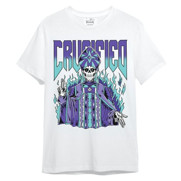 Low Hornets 1s Shirt - Crucified Skeleton Unisex Shirt Matching Jordan Shirt Jezsport.com