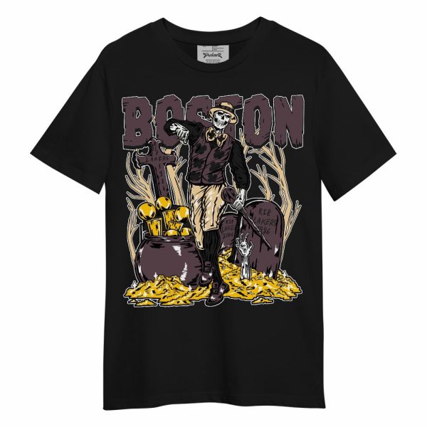 AMM Black 3s Shirt - Goldrush Skeleton Unisex Shirt Matching Jordan Shirt Jezsport.com