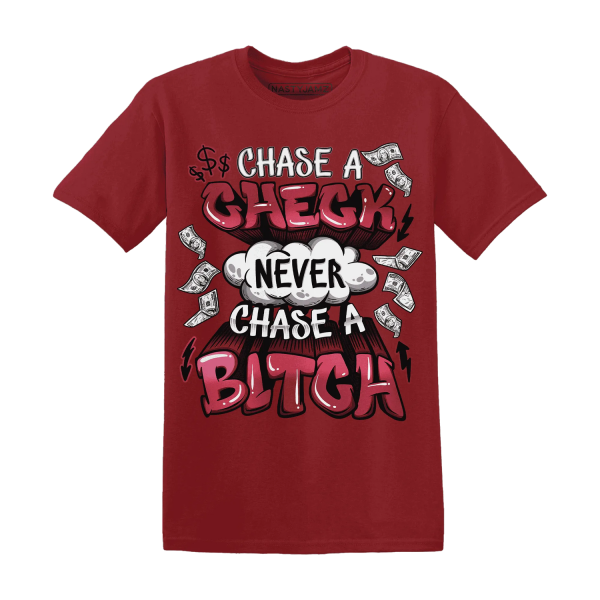 High 87 Metallic Burgundy 1s T Shirt Match Chase A Check Jezsport.com