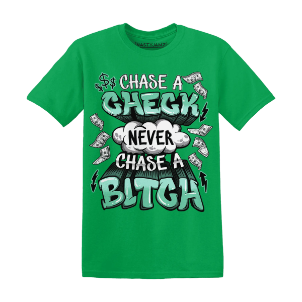 High OG Green Glow 1s T Shirt Match Chase A Check Jezsport.com