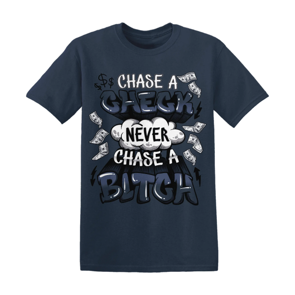 White Navy 6s T Shirt Match Chase A Check Jezsport.com