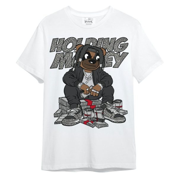 Black Cement 3s Shirt - Possessing Moneys Bear Unisex Shirt Matching Jordan Shirt Jezsport.com