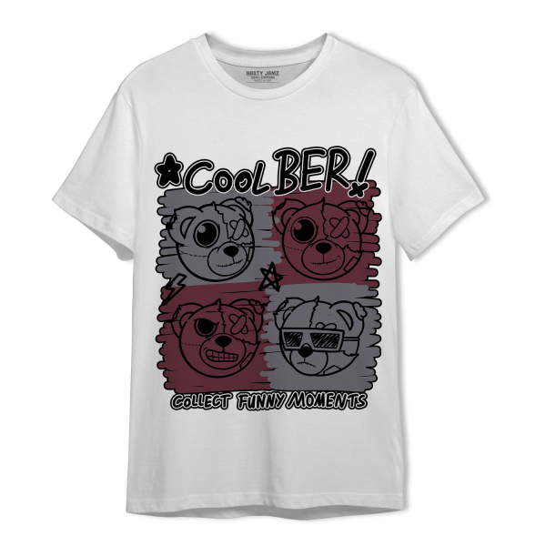 Burgundy 5s T Shirt Match Cool BER Jezsport.com