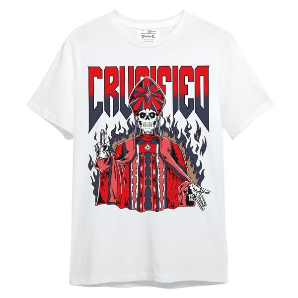 Low OG Howard Bison 1s Shirt - Crucified Skeleton Unisex Shirt Matching Jordan Shirt Jezsport.com