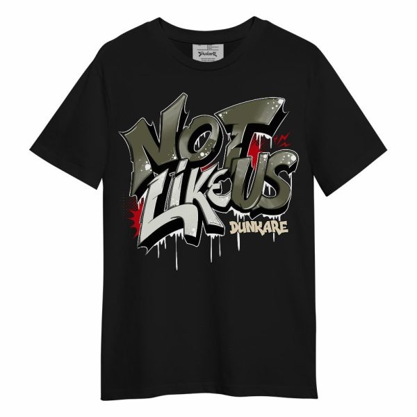 Low OG Medium Olive 1s Shirt, Not Like Us Unisex Shirt Matching Jordan Shirt Jezsport.com