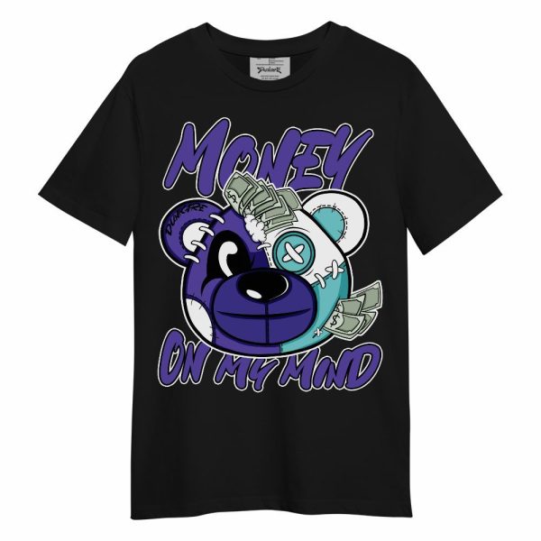 Low Hornets 1s Shirt - Money On My Mind Bear Shirt Unisex Oufit Unisex Shirt Matching Jordan Shirt Jezsport.com