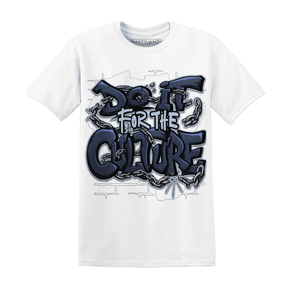 White Navy 6s T Shirt Match Do It For Culture Jezsport.com