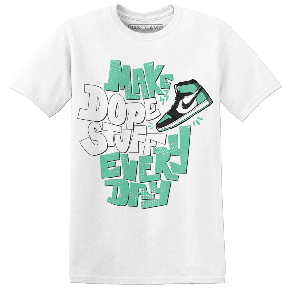 High OG Green Glow 1s T Shirt Match Dope Sneaker Jezsport.com