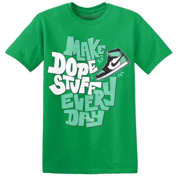 High OG Green Glow 1s T Shirt Match Dope Sneaker Jezsport.com