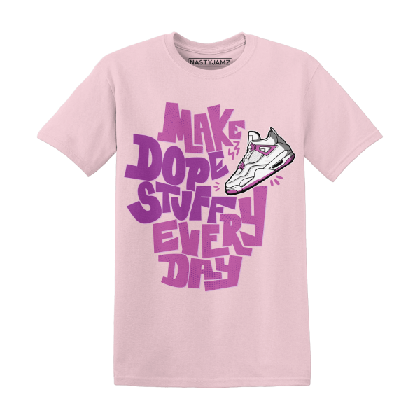 GS Hyper Violet 4s T Shirt Match Dope Sneaker Jezsport.com