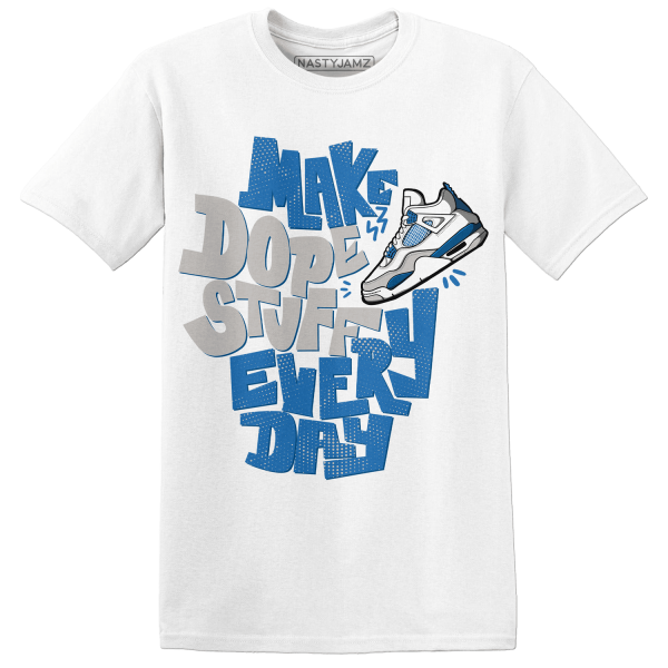 Industrial Blue 4s T Shirt Match Dope Sneaker Jezsport.com