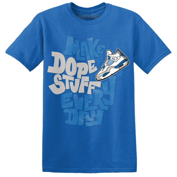 Industrial Blue 4s T Shirt Match Dope Sneaker Jezsport.com