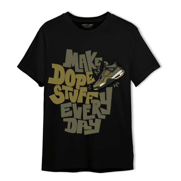 SE Craft Medium Olive 4s T Shirt Match Dope Sneaker Jezsport.com