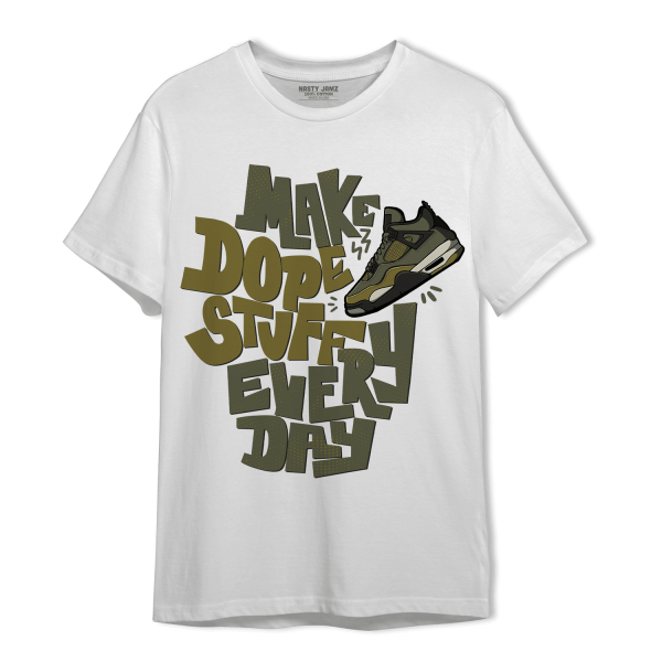 SE Craft Medium Olive 4s T Shirt Match Dope Sneaker Jezsport.com