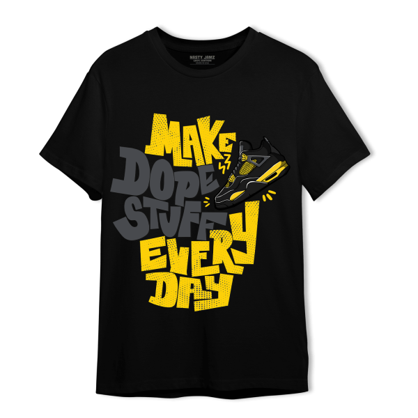 Thunder 4s T Shirt Match Dope Sneaker Jezsport.com