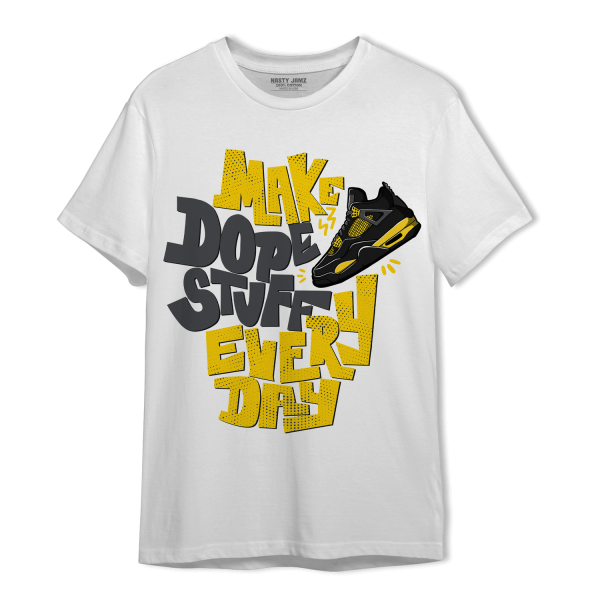 Thunder 4s T Shirt Match Dope Sneaker Jezsport.com