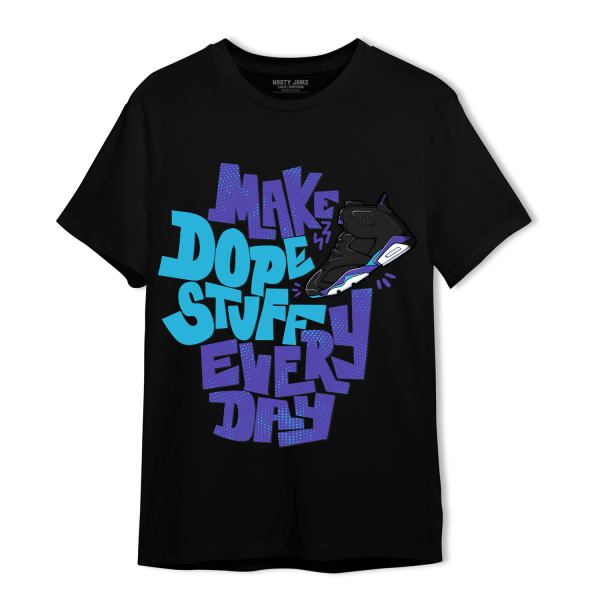 Aqua 6s T Shirt Match Dope Sneaker Jezsport.com