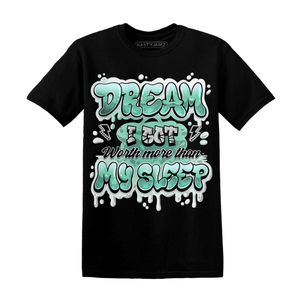 High OG Green Glow 1s T Shirt Match Dream Over Rest Jezsport.com