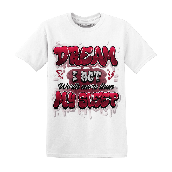 High White Team Red 1s T Shirt Match Dream Over Rest Jezsport.com