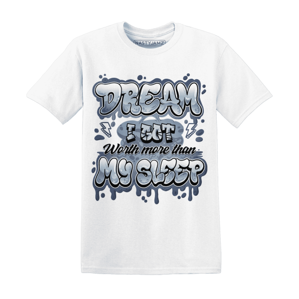 Mid Diffused Blue Grey 1s T Shirt Match Dream Over Rest Jezsport.com