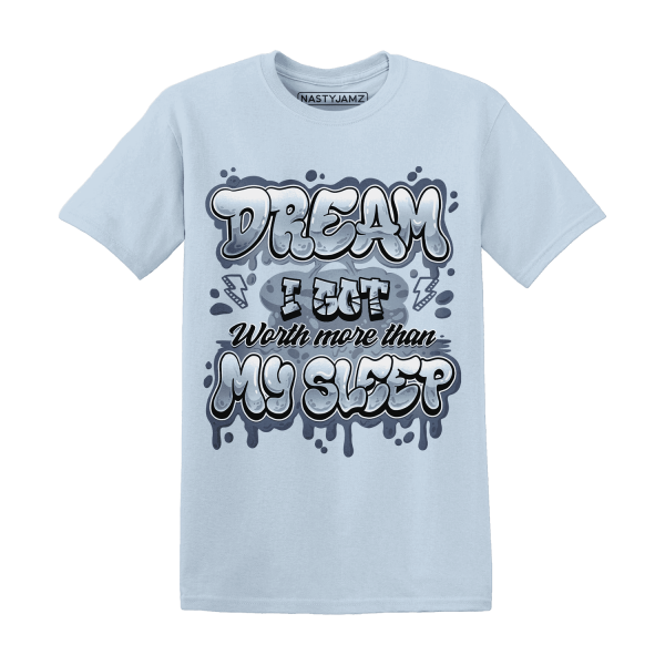 Mid Diffused Blue Grey 1s T Shirt Match Dream Over Rest Jezsport.com