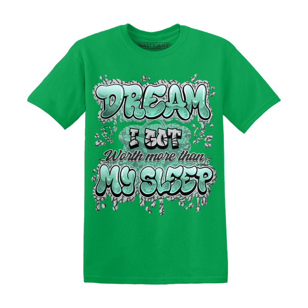 Green Glow 3s T Shirt Match Dream Over Rest Jezsport.com