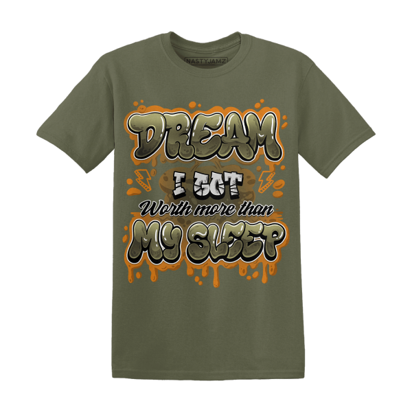 Olive 5s T Shirt Match Dream Over Rest Jezsport.com