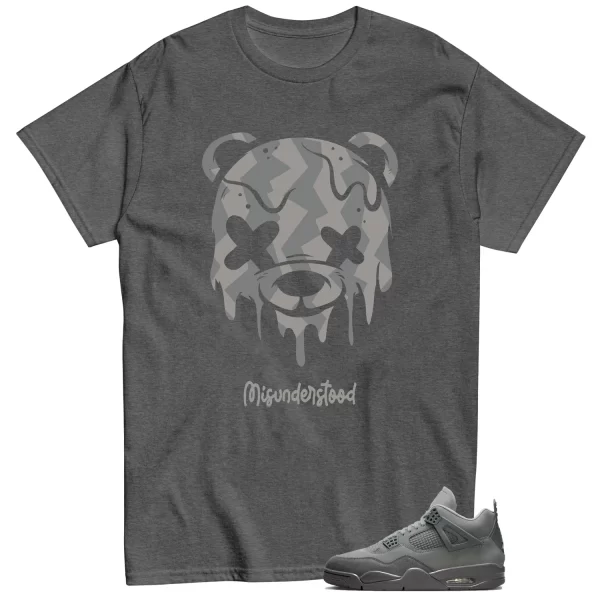 Drippy Bear Shirt to Match Jordan 4 SE Wet Cement Jezsport.com