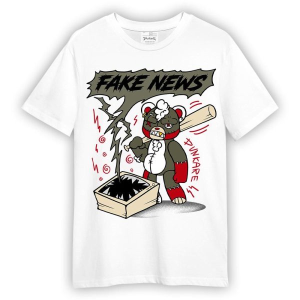 Low OG Medium Olive 1s Shirt - False News Hugz Shirt Unisex Matching Jordan Shirt Jezsport.com