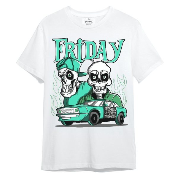 Black Green Glow 3s Shirt, Friday Funny Graphic Green Glow 3s Unisex Shirt Matching Jordan Shirt Jezsport.com