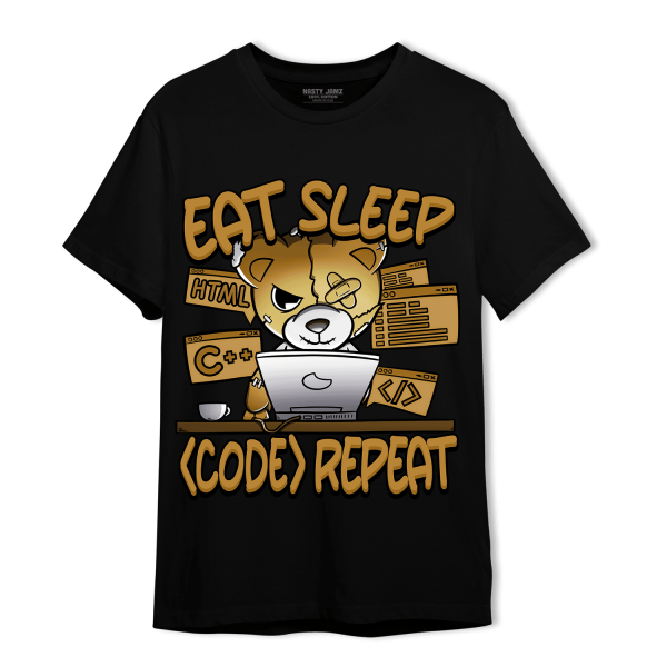 Wheat 13s T Shirt Match Eat Sleep Code BER Jezsport.com