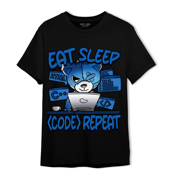 Royal Reimagined 1s T Shirt Match Eat Sleep Code BER Jezsport.com