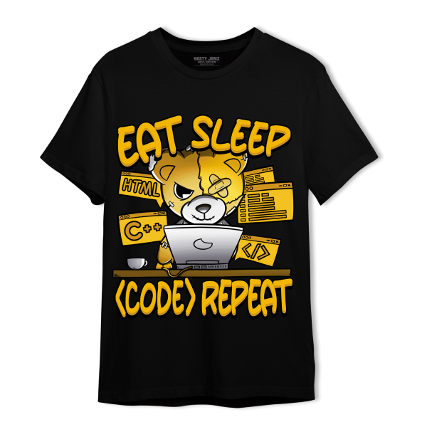 Yellow Ochre 1s T Shirt Match Eat Sleep Code BER Jezsport.com