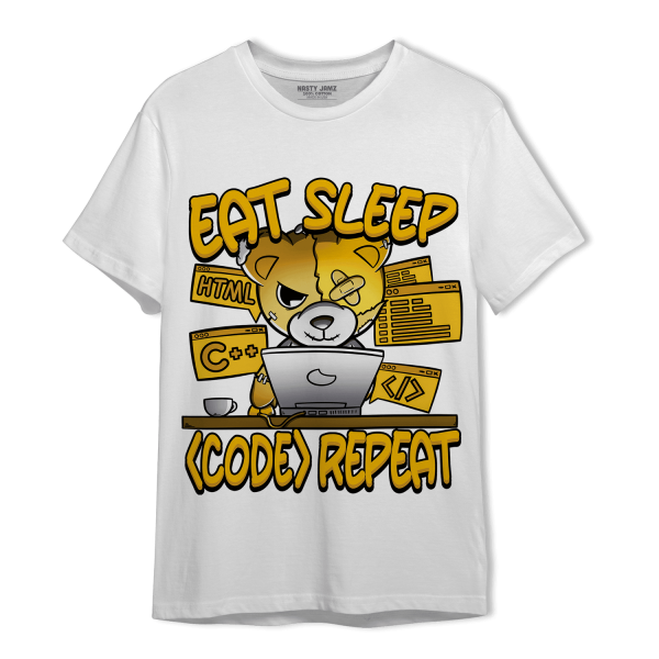 Yellow Ochre 1s T Shirt Match Eat Sleep Code BER Jezsport.com