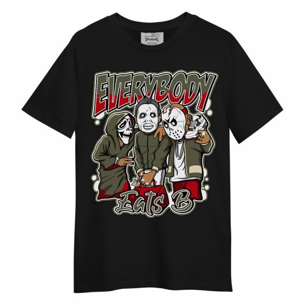 Low OG Medium Olive 1s Shirt - Everybody Eatin Bro Graphic Unisex Shirt Matching Jordan Shirt Jezsport.com