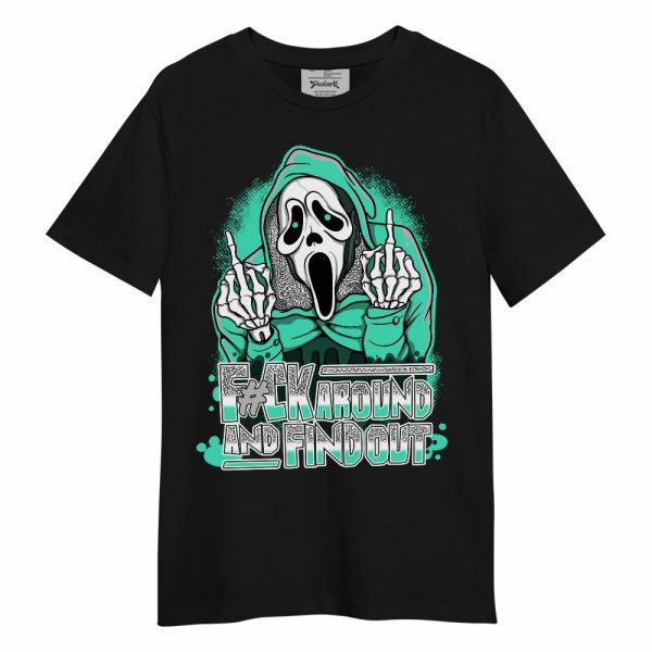 Black Green Glow 3s Shirt - F#CK And Find Out Graphic Unisex Shirt Matching Jordan Shirt Jezsport.com