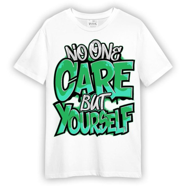 Black Green Glow 3s Shirt - Cares Yourself Graphic Shirt Unisex Matching Jordan Shirt Jezsport.com