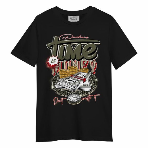 Low OG Medium Olive 1s Shirt, Time Is Money Unisex Shirt Matching Jordan Shirt Jezsport.com