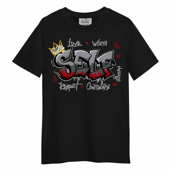 Cement Grey 3s Shirt, Love Queen Self Unisex Shirt Matching Jordan Shirt Jezsport.com