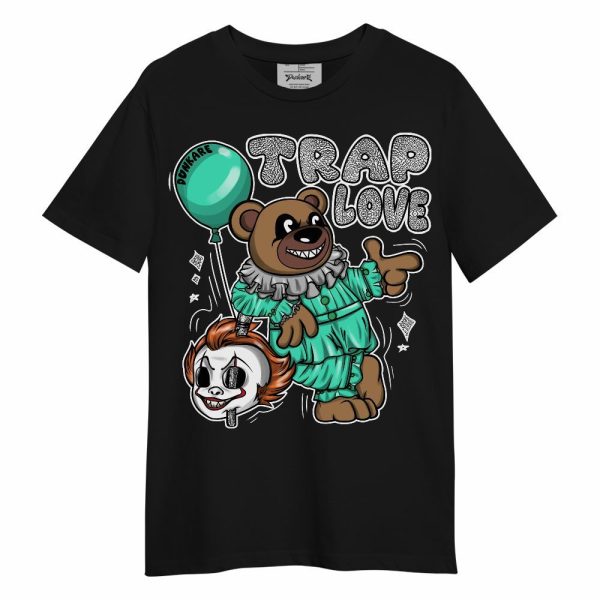 Black Green Glow 3s Shirt - Trap Loves Bear Unisex Shirt Matching Jordan Shirt Jezsport.com