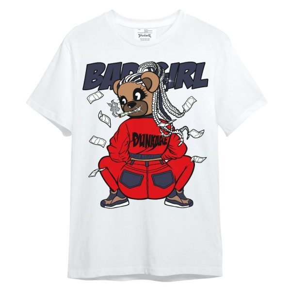 Low OG Howard Bison 1s Shirt - Rebellious Girl Bear Unisex Shirt Matching Jordan Shirt Jezsport.com