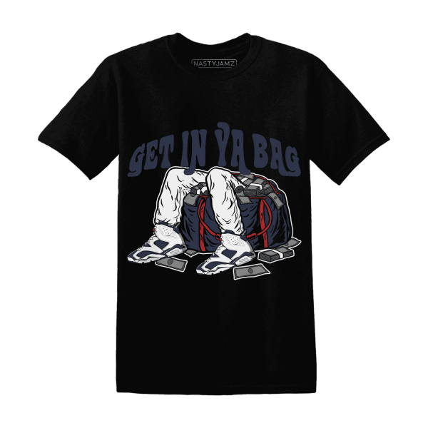 White Navy 6s T Shirt Match Get In Ya Bag Jezsport.com