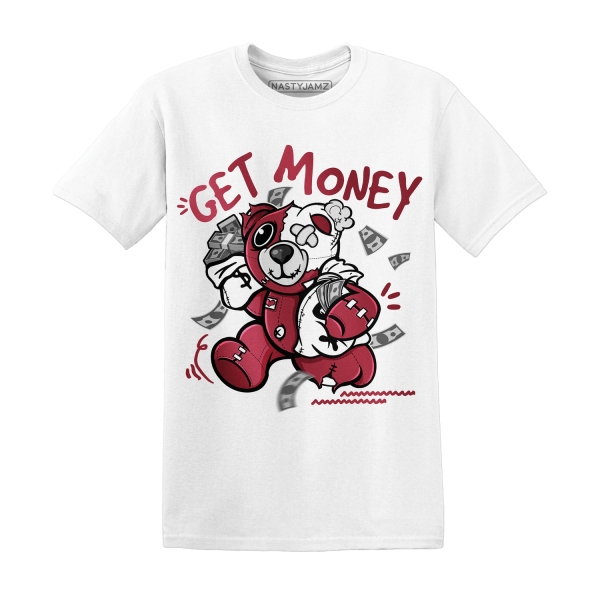 High 85 Metallic Burgundy 1s T Shirt Match Get Money BER Jezsport.com