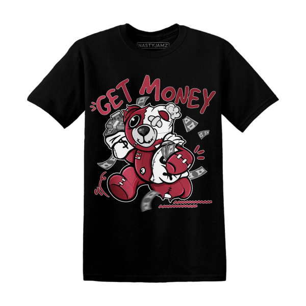 High 85 Metallic Burgundy 1s T Shirt Match Get Money BER Jezsport.com