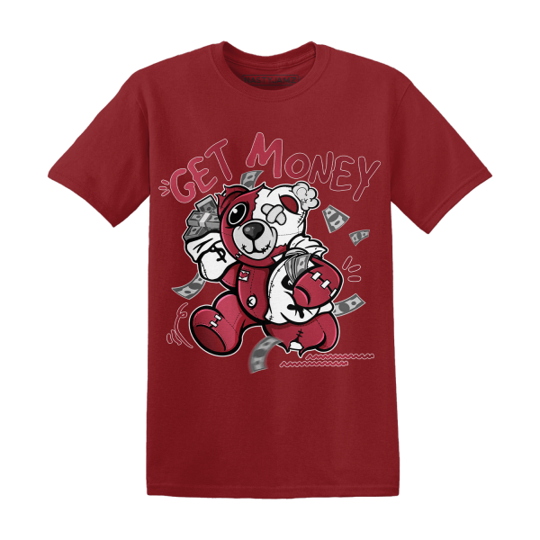 High 85 Metallic Burgundy 1s T Shirt Match Get Money BER Jezsport.com