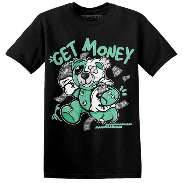 High OG Green Glow 1s T Shirt Match Get Money BER Jezsport.com